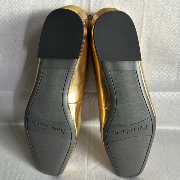FRANCO SARTO L VANA GOLD SY VANA BALLET FLAT WOMEN SIZE 9 1/2 SHOES. BRAND NEW. - Picture 8 of 9